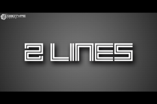 2 Lines: A Modern Sans Serif Font for Polished Branding