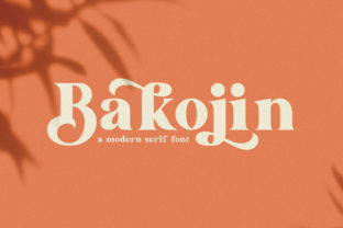Bakojin: A Modern Serif Font for Editorial Elegance
