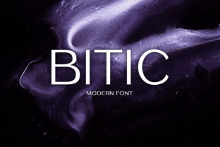 Bitic: A Modern Sans Serif Font for Web Design