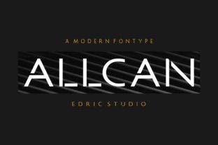 Boost Your Brand with the Modern Allcan Font