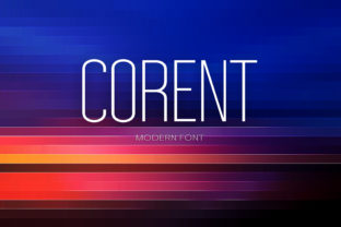 Corent: A Modern Sans Serif Font for Handmade Creations