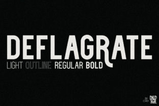 Deflagrate: A Modern Sans Serif Font for Professional Branding