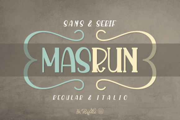 Enhance Your Brand with the Masrun Sans Serif Font