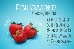 Fresh Strawberries Font Review for Brand Design