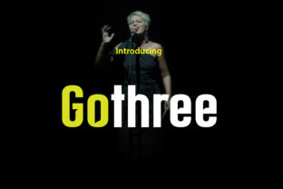 Gothree: A Modern Sans Serif Font for Branding Projects