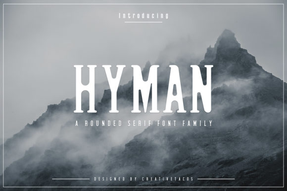 Hyman Family: A Modern Serif Font for Branding Projects