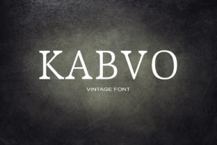 Kabvo: A Modern Serif Font for Unique Branding