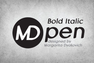MD Pen Bold Italic for Modern Editorial Design