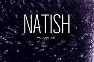 Natish: A Modern Sans Serif Font for Creative Makers