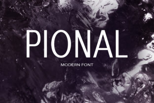Pional: A Modern Sans Serif Font for Bold Campaigns