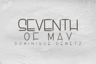 Seventh of May: A Modern Sans Serif Font for Craft Creations