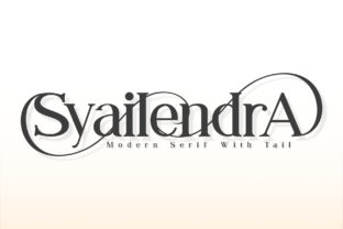 Syailendra Serif Font for Modern Design