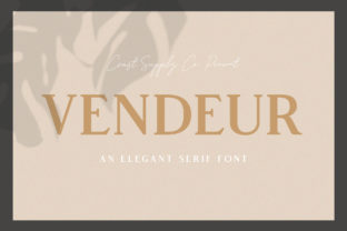 Vendeur Serif Font for Modern Marketing
